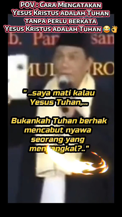 VIRAL MOMENT USTAD YAHYA WALONI MENANTANG TUHAN YESUS CABUT NYAWANYA 😱