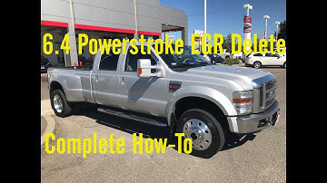 6.4 Powerstroke EGR Delete Complete Step-By-Step Install