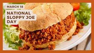 NATIONAL SLOPPY JOE DAY - March 18