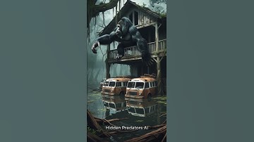 Mysterious | Abandoned Old Wooden House & Ancient Orang Utan #animals #mysteriou