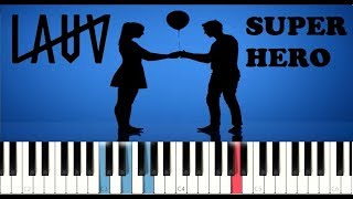 Video thumbnail of "Lauv - Superhero (Piano Tutorial)"