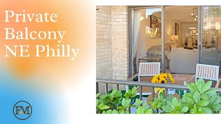 Enjoy private balcony in Northeast Philadelphia Apartments - Imagine this