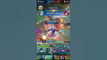 AAMON Damage Build ONE Shot Delete Enemy subscribe to channel #mlbb #shortvideo #shotrs