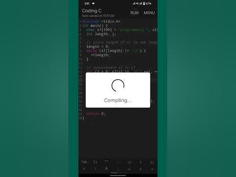 C Program to Concatenate Two Strings #coding #programming - YouTube