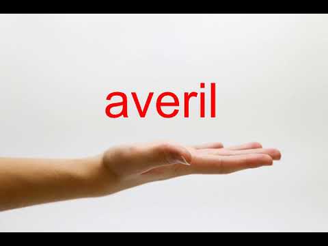 How to Pronounce averil - American English