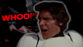 Han Solo has an accident...