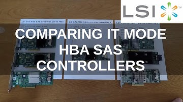 Comparing HBA IT mode SAS controllers