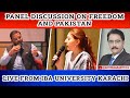 Arfeenaama exclusive  live panel discussion from iba  topic freedom  pakistan