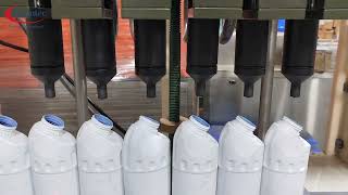 Toilet Bowl Cleaner 1000Ml Hdpe Bottle Automatic Gravity Filling Machine