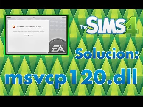 The sims 4 msvcr100 dll error