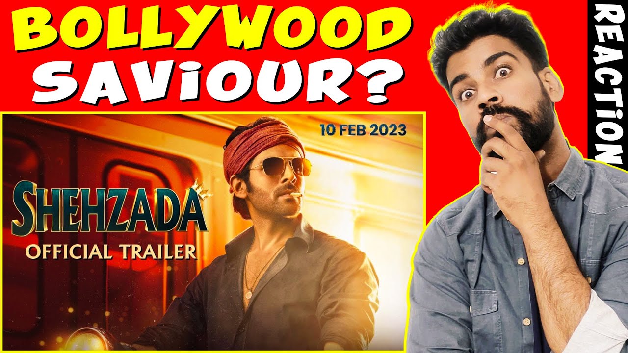 Shehzada Official Trailer REACTION | Kartik Aaryan, Kriti Sanon | Rohit Dhawan | Review