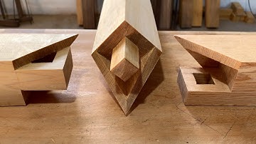 Ultra Strong 3 Joint using Interlocking Mortise and Tenon Joints - DIY Woodworking Projects
