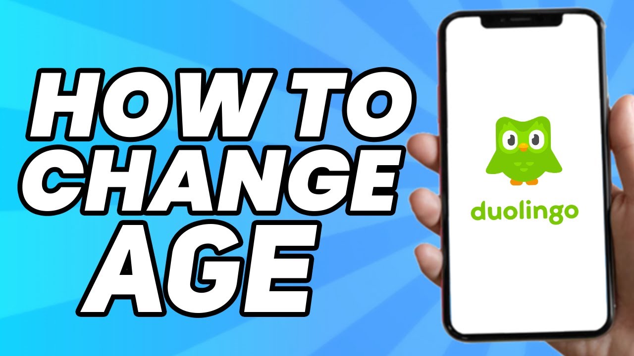 How to Change Age on Duolingo (2024) YouTube