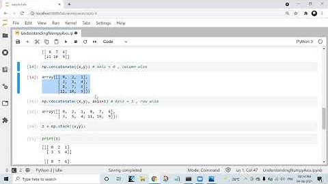 Understanding Numpy Axis for 2-D Array
