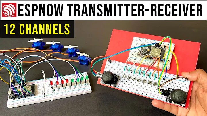 12 Channels ESPNOW Wireless Transmitter Receiver using ESP32 | DIY 👌