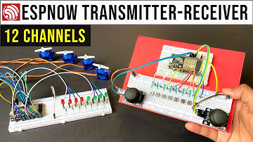 12 Channels ESPNOW Wireless Transmitter Receiver using ESP32 | DIY 👌