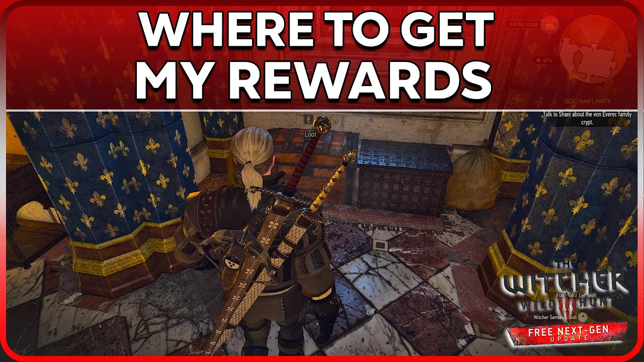 My Rewards / White Tiger / Thousand Flowers Armor Location Witcher 3