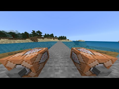How To Make An INFINITE INSTANT BRIDGE In Minecraft! | Minecraft Command Blocks