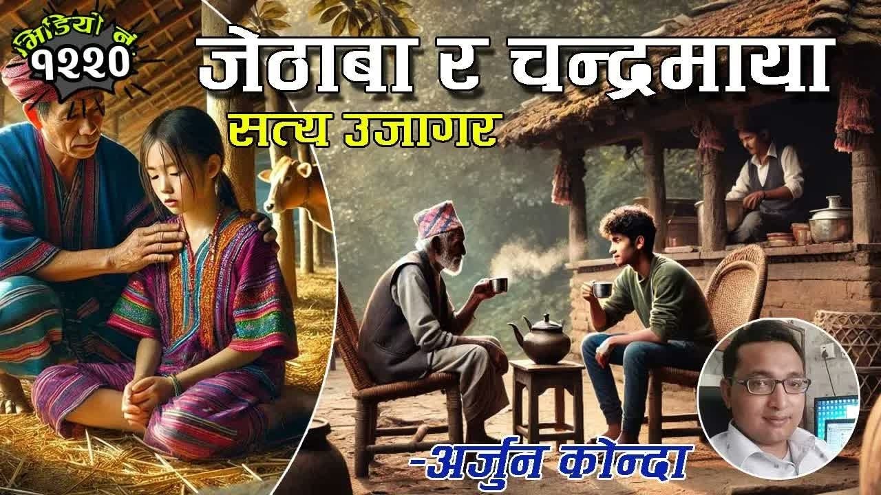 नेपाली कथाः जेठाबा र चन्द्रमाया । भाग २ । सत्य उजागर । कथाकारः अर्जुन कोन्दा । Jethaba & Chandramaya