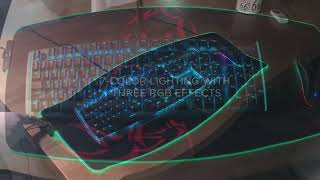 Backlight 7-color with rgb effects, touch controller, micofiber
surface mg08 - 35 x 25 cm mg10 80 30