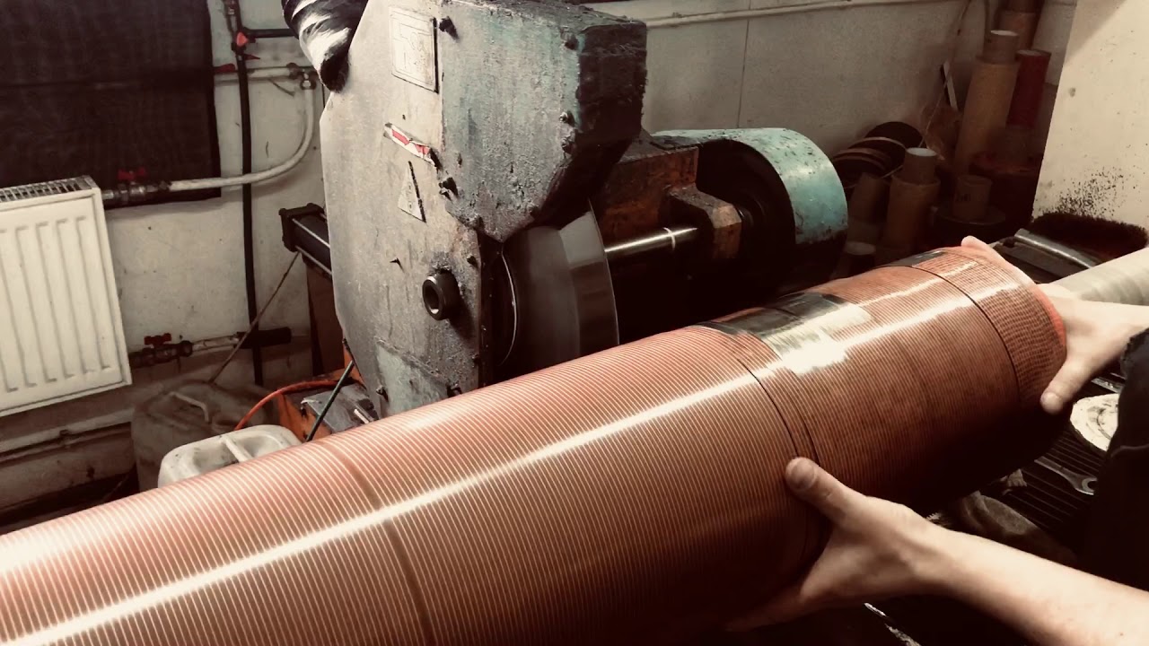 Завод \"BOSSIK\". Резка рулонных материалов - YouTube