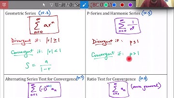 Unit 10 Study Guide - AP Calculus (BC Only)
