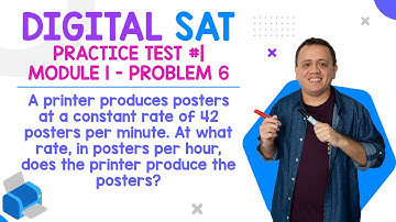 Digital SAT Practice Test #1 | Module 1: problem 6 (converting units)