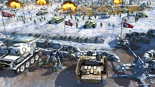 300 Germans Hold TRENCHES vs 7,000 RUSSIAN TANK CHARGE!? - Gates of Hell: WW2 Mod