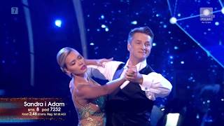 Dancing With The Stars. Taniec z gwiazdami 10 - Odcinek 2 - Sandra i Adam (Walc angielski)