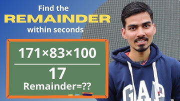 Find Remainder within seconds | Remainder Theorem | Maths Tricks | Vedic Maths | Number system