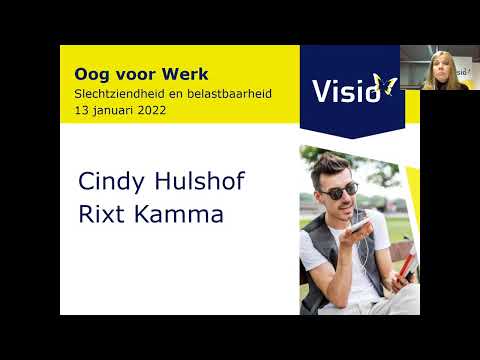 Slechtziendheid en belastbaarheid op het werk (webinar)