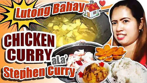 CHICKEN CURRY aLa' STEPHEN CURRY - Step by Step Lu...