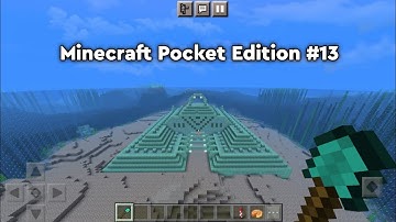 I Transformed Ocean Monument with Glass In Minecraft Pocket Edition Part 13