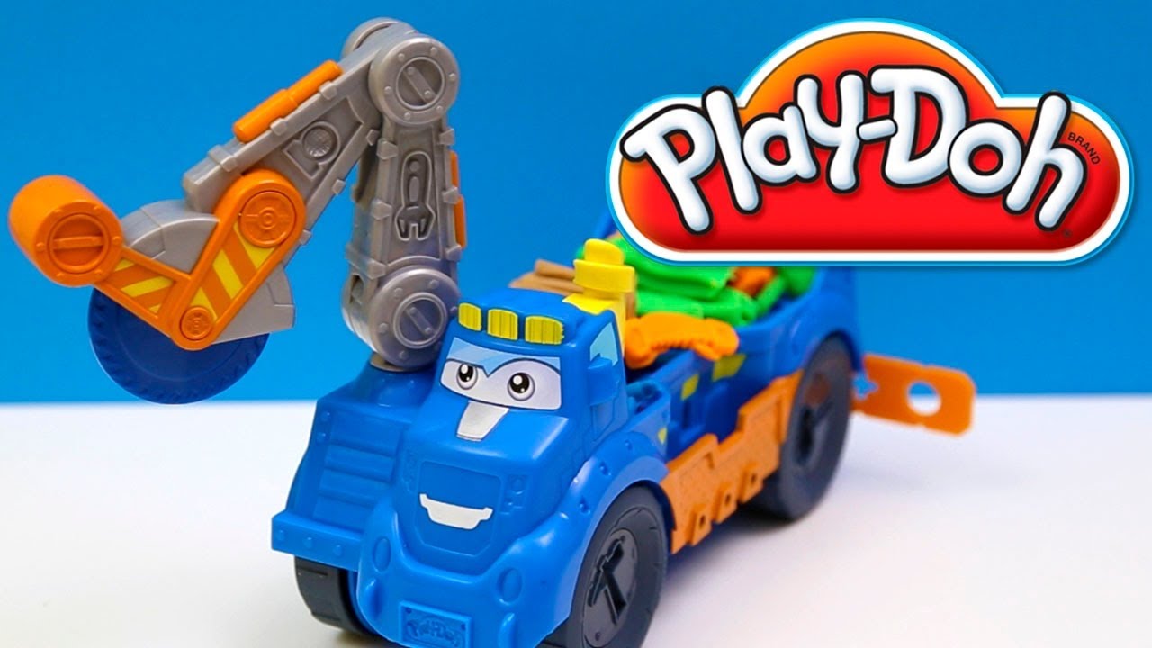 DibusYmas Play Doh Diggin Rigs Play Doh Trucks Cars Toys - YouTube