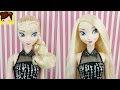 Rapunzel Le Alisa el  Cabello a Elsa en el Salon de Belleza - Como alisar cabello de muñecas
