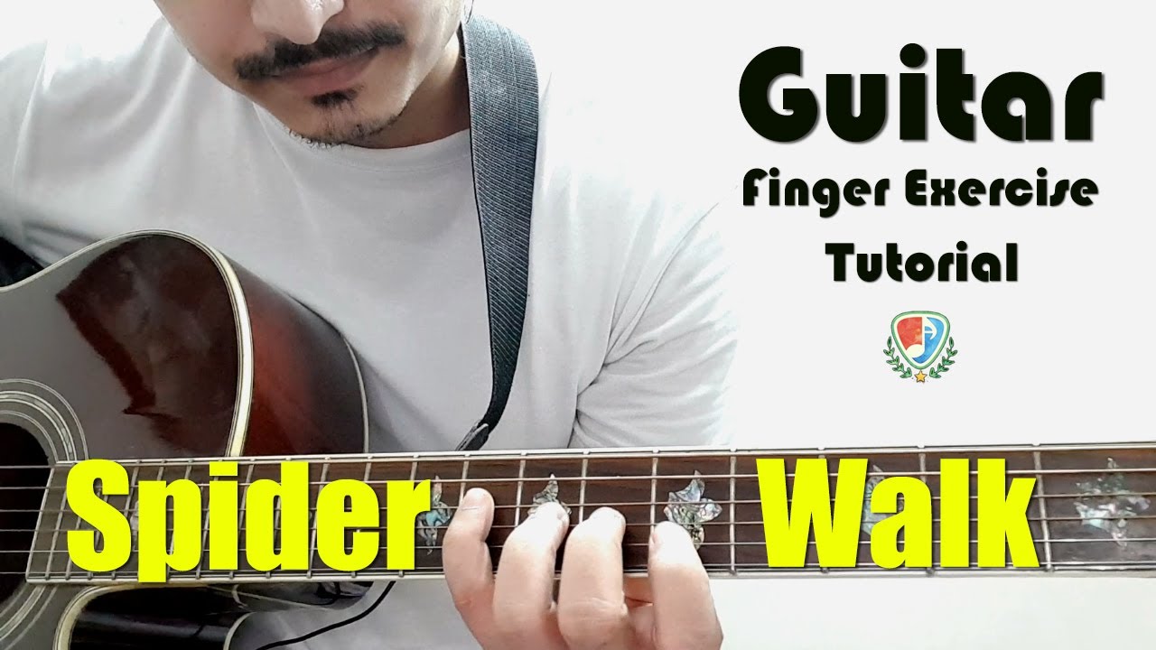 How To Do The Spider Walk On Guitar Spider Walk Finger Exercise | Guitar Finger Exercises | Tutorial (Tips