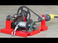 How To Make A Diy Drill Powered Winch | Powerful Homemade Drill Winch | DIY Winch