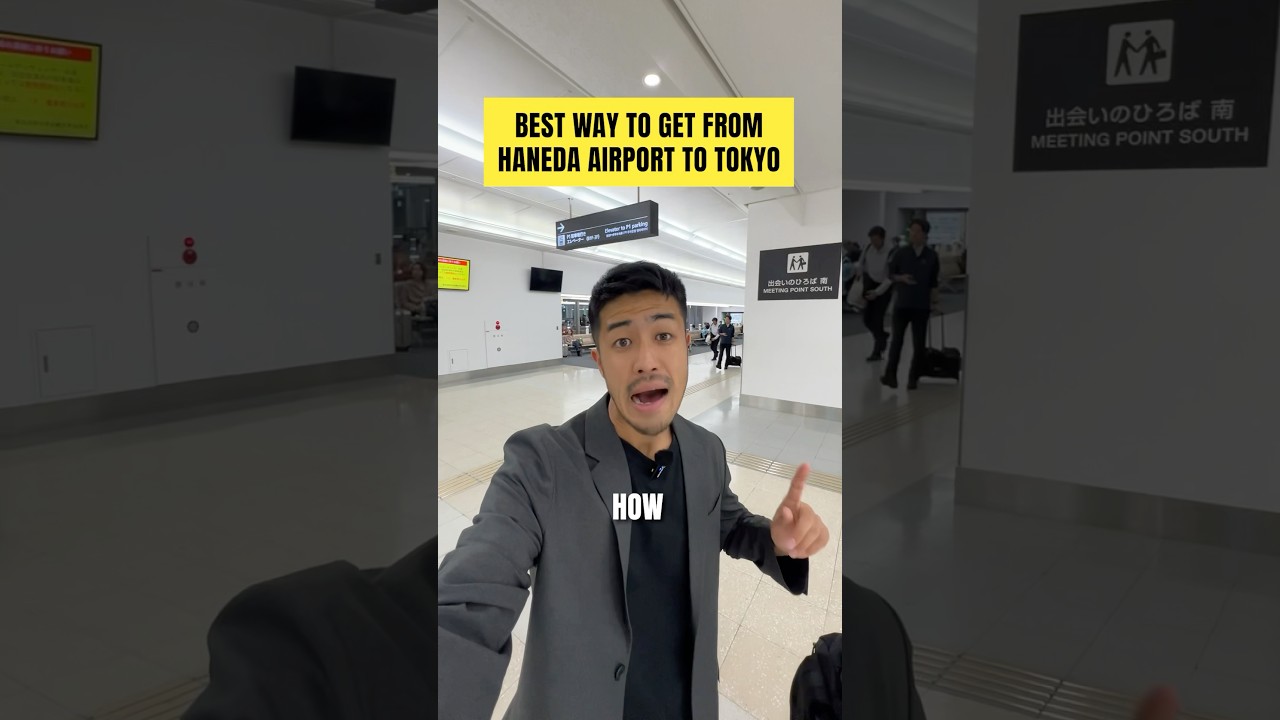 Best way to get central Tokyo from Haneda airport🗼 