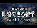 【睡眠導入】即寝できる雑学【リラックス】安心してお休みになってください♪