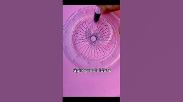 Spirograph Best Design #shorts #asmr #art #spirograph  #drawing #satisfying #viral