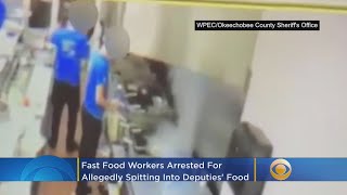 Three Fast-Food Workers Arrested For Allegedly Spitting Into Deputies’ Food