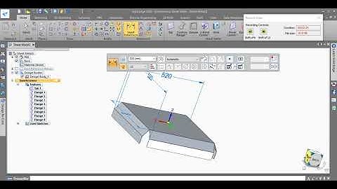 Solid Edge - Sheet Metal ( Close 2 - Bend Corner )