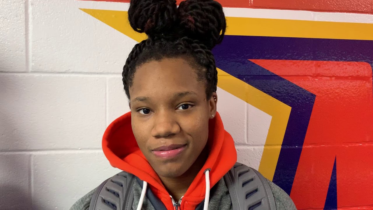 Poly basketball Tenea Robinson and Cache Wilson 01/10/20 - YouTube