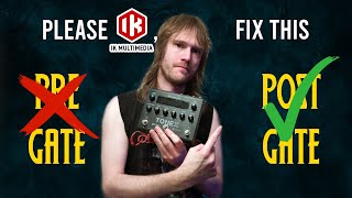 Let us move the gate on the Tonex, please!