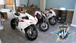 พาดูรถ BigBike ของนักสะสม MV Agusta 3 คัน [ F4R F3 Brutale ] แต่งเป็นล้าน!!