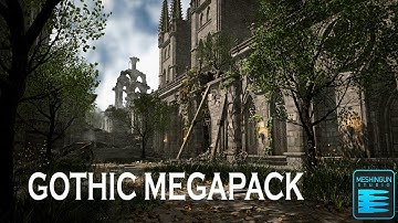 Unity Store - Gothic Exterior Megapack