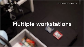 Multiple workstations | Robot mounted 3D camera example - by Zivid