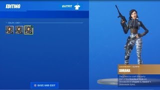 How to get All Secret Sorana Styles – Fortnite Chapter 2 (Secret Sorana Styles)