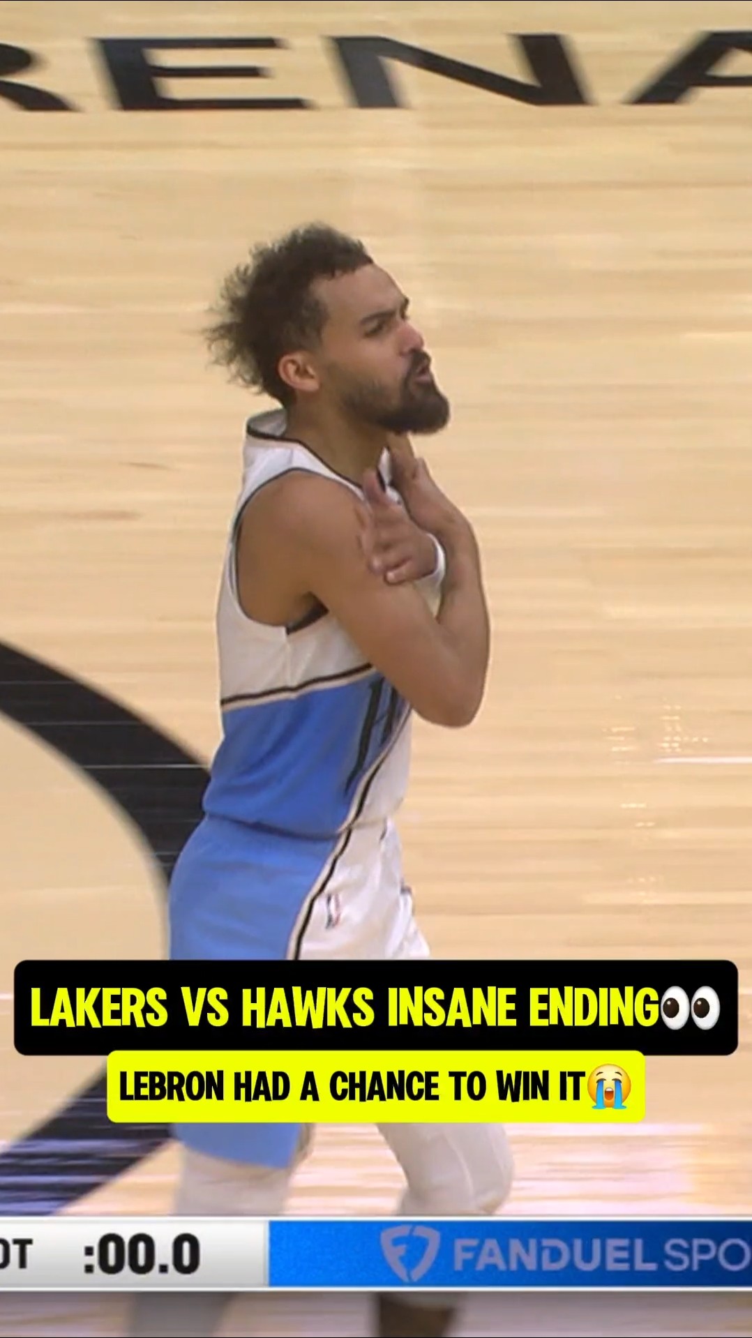 Trae Young celly on Lebron??