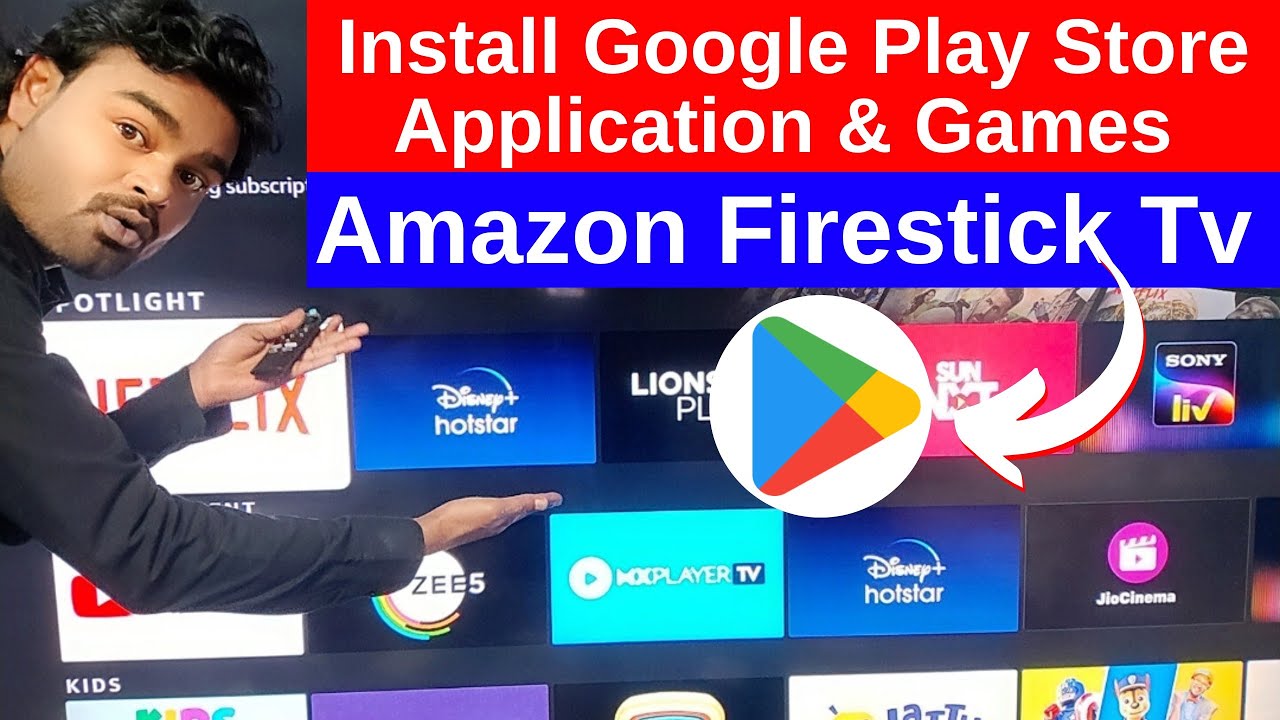 How to Install Google Play on an  Fire TV Stick